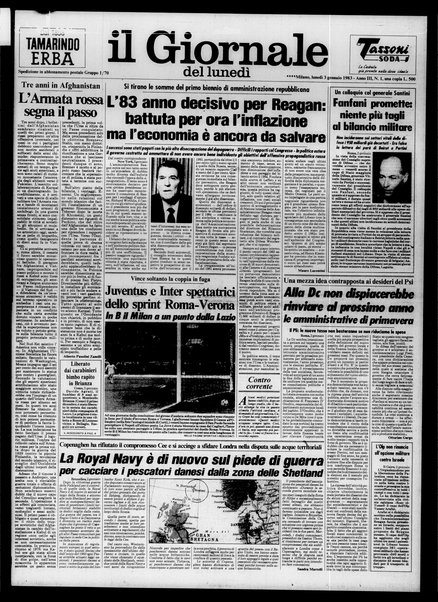 Il giornale del lunedi